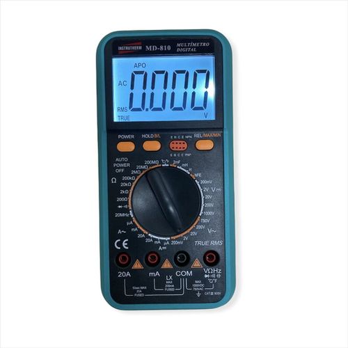 Multímetro Digital True Rms Md-810 Cat Iv Instrutherm - Mabore