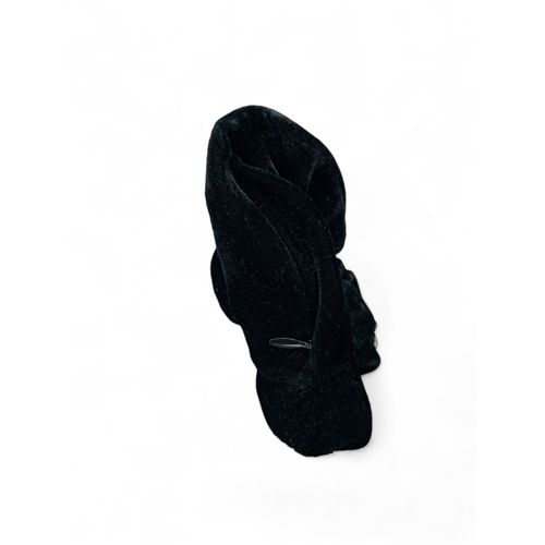 Scrunchie Veludo c/ Zíper Black