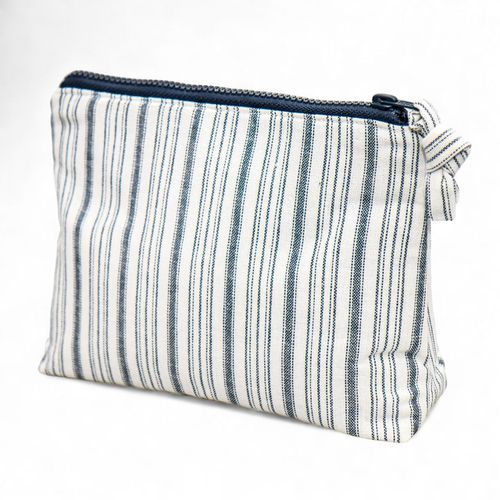 Necessaire Luísa - Azul Listrada