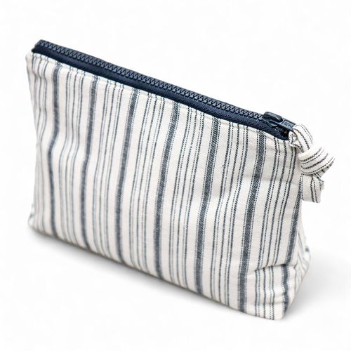 Necessaire Luísa - Azul Listrada