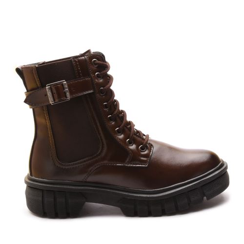 Bota Coturno Molly Feminina Angel Cano Curto com E... - MOLLY