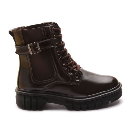 Bota Coturno Molly Feminina Angel Cano Curto com E... - MOLLY