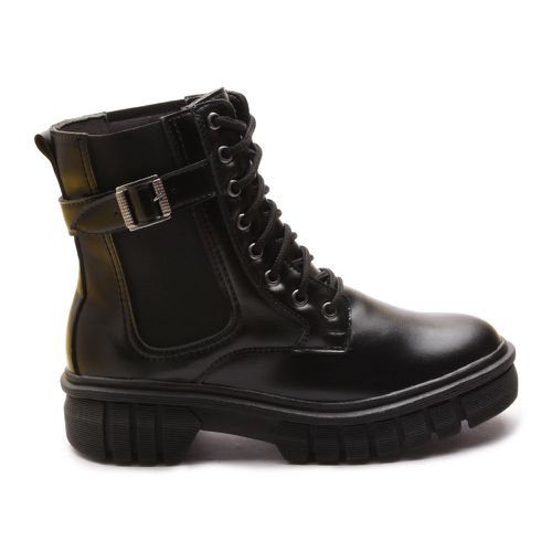 Bota Coturno Molly Feminina Angel Cano Curto com E... - MOLLY