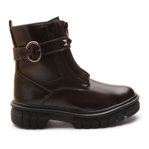 Bota Molly Feminina Angel Cano Curto com Zíper e S... - MOLLY