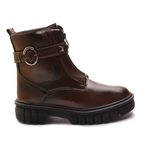 Bota Molly Feminina Angel Cano Curto com Zíper e S... - MOLLY