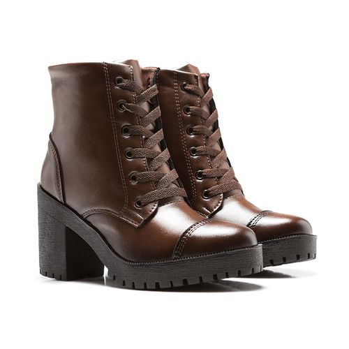 Coturno Molly Feminino Valentina com Atacador - Ca... - MOLLY