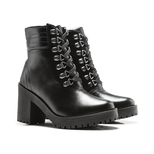 Coturno Molly Feminino Valentina com Metal Triangu... - MOLLY