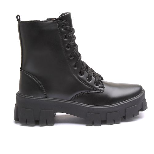 Coturno Molly Feminino Preto com Atacador - 0542-P... - MOLLY