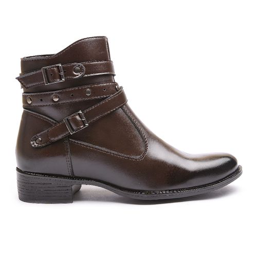 Bota Molly Feminino Cano Médio Café - 0552-CAFÉ - MOLLY