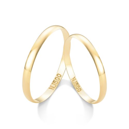 Alianças de Ouro 12k/500 AL-06