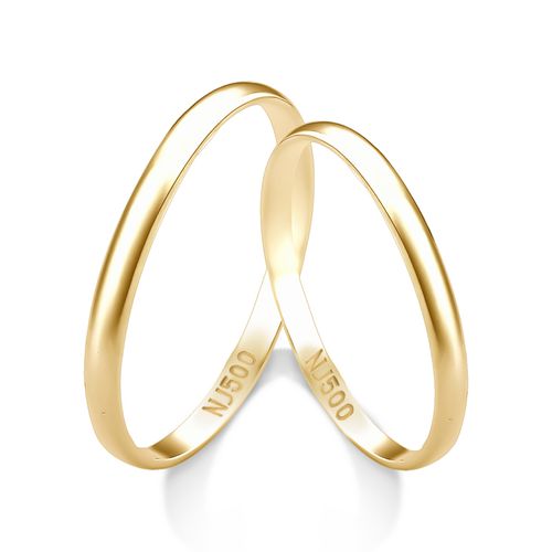 Alianças de Ouro 12k/500 AL-05