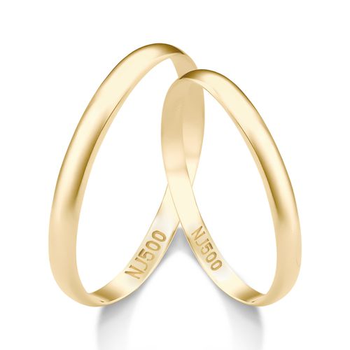 Alianças de Ouro 12k/500 AL-07