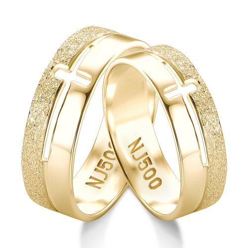 Alianças de Ouro 12k/500 AL-112