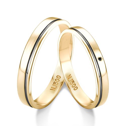Alianças de Ouro 12k/500 AL-117