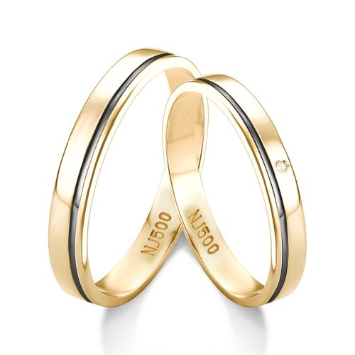 Alianças de Ouro 12k/500 AL-118