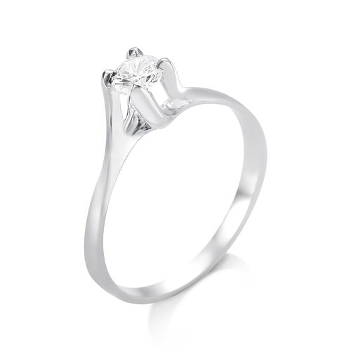 Anel de Prata 925 Solitario AN02 