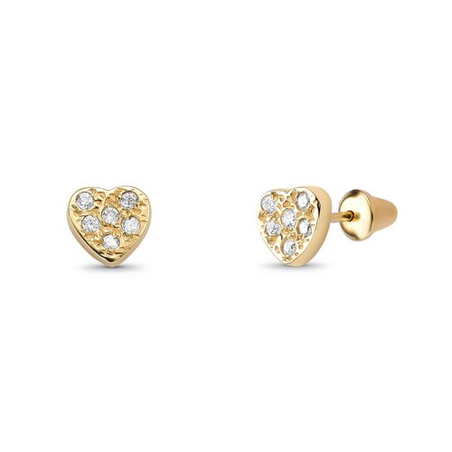 Brinco de Ouro Infantil 18k/750 BRI24 