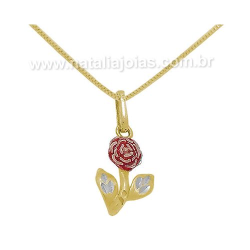 Corrente com Pingente em Ouro 18k/750 CPO34