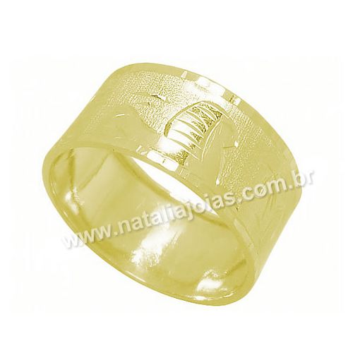 Anel de Ouro 18k/750 Escrava AN27 