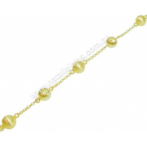 Pulseira de Ouro 18k/750 PL13 