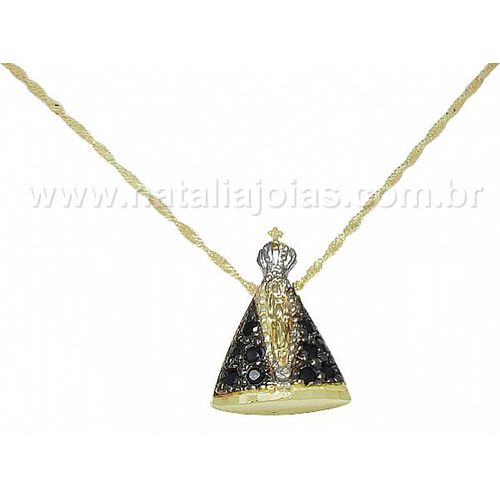 Corrente com Pingente em Ouro 18k/750 CPO07