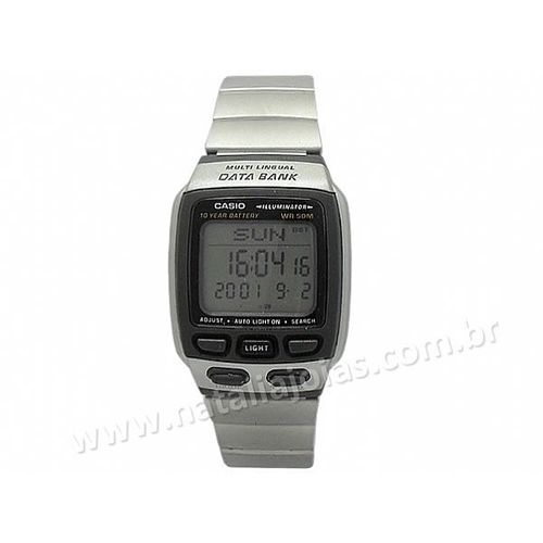 Relogio CASIO Masculino Data Bank 