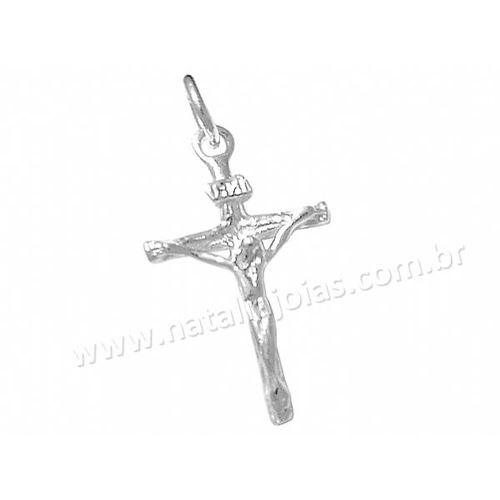 Pingente de Prata 925 Crucifixo PG76 