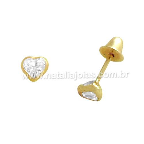 Brinco de Ouro Infantil 18k/750 BRI50