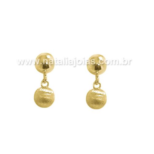 Brinco de Ouro Infantil 18k/750 BRI37