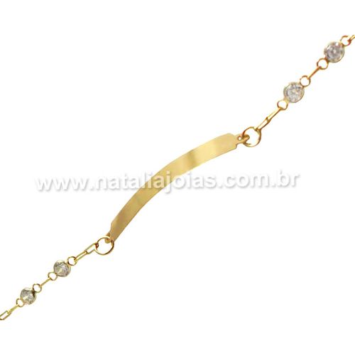 Pulseira de Ouro 18k/750 Infantil PL21