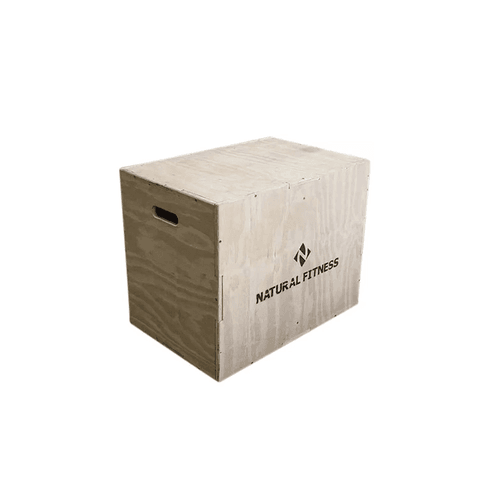 Caixa de Salto Grande - Madeira - 60x50x75cm - Nat... - Natural Fitness