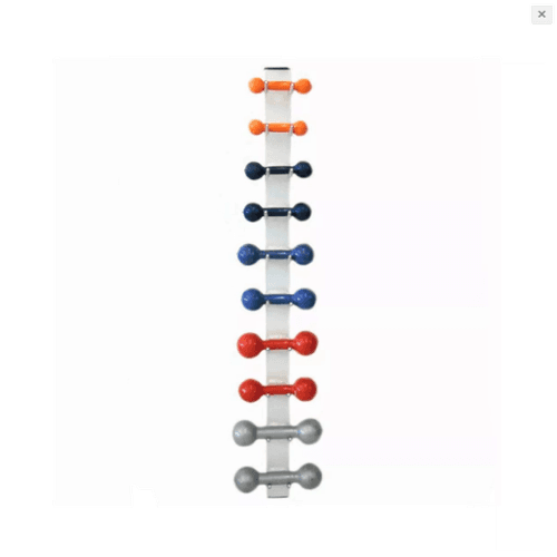 Suporte Expositor Parede para 10 Halteres - Preto ... - Natural Fitness