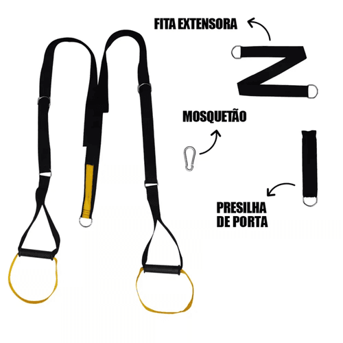 Fita de Suspensão - Tipo TRX - 555 - Natural Fitness
