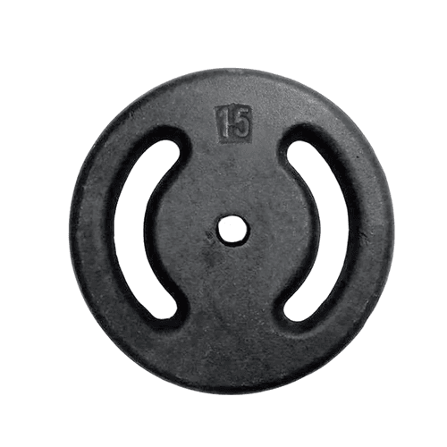 Anilha de Ferro Pintada Vazada - 15kg - 14 - Natural Fitness