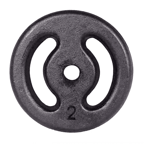 Anilha de Ferro Fundido Vazada 2kg - Naturalfitnes... - Natural Fitness