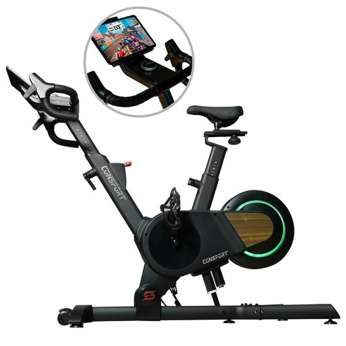 Bicicleta Spinning S-200 Connect - Consport - 1296 - Natural Fitness