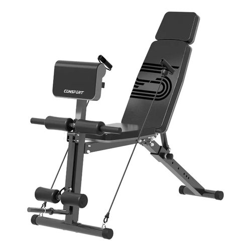 Banqueta Musculação 10x1 Banco Scott Cadeira Flexora Treino Consport - 1735 - NATURAL FITNESS