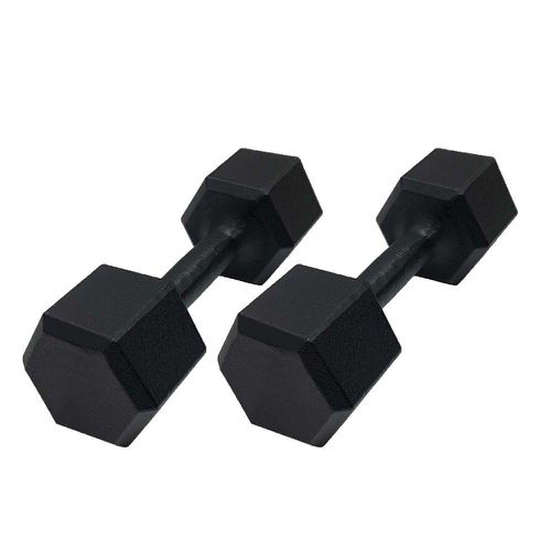 Par de Dumbbell Sextavado Pintado - 10kg - 233 - Natural Fitness