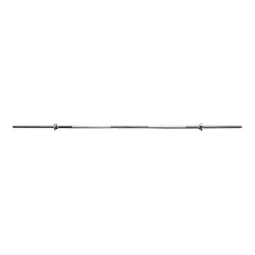Barra de Musculação Reta Com Rosca Maciça Recartil... - Natural Fitness