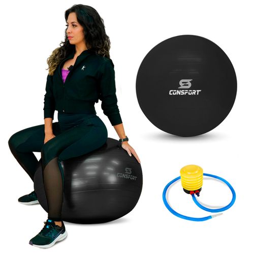 Bola Suíça para Pilates e Ginástica - 75cm - 169... - Natural Fitness