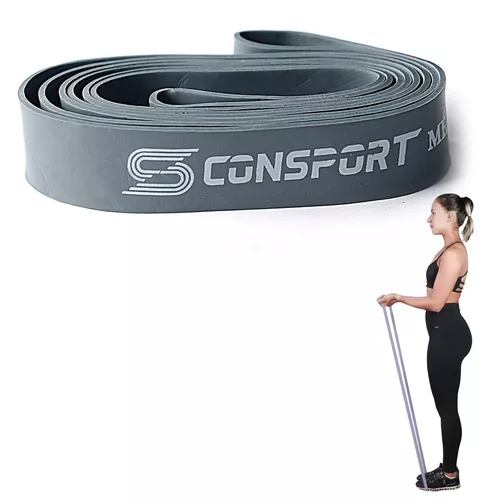 Elástico Power Band - Cinza - Média - 1241 - Natural Fitness