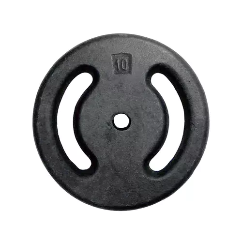 Anilha de Ferro Pintada Vazada - 10kg - 13 - Natural Fitness