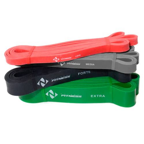 Kit 4 Elásticos Super Band - 400110 - Natural Fitness