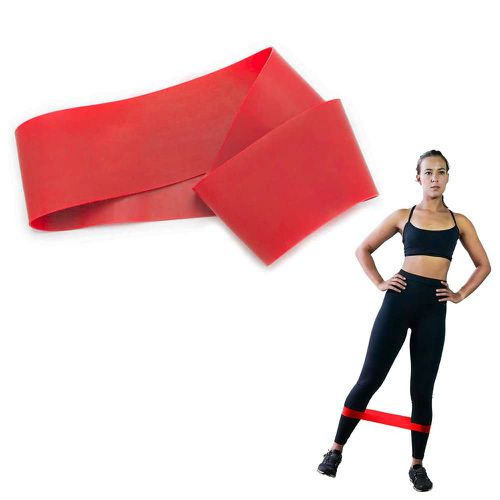 Elástico Mini Band - Vermelho - Forte - 298 - Natural Fitness