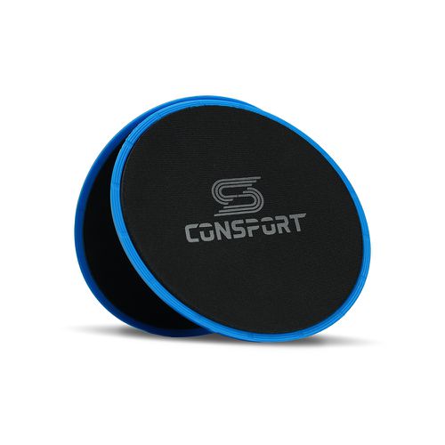 Disco de Deslizamento Redondo Azul - Consport - 14... - Natural Fitness