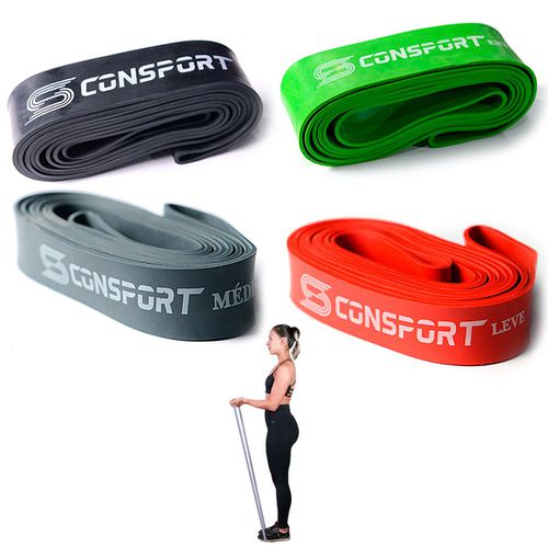 Kit Elástico Power Band Consport - 401145 - Natural Fitness