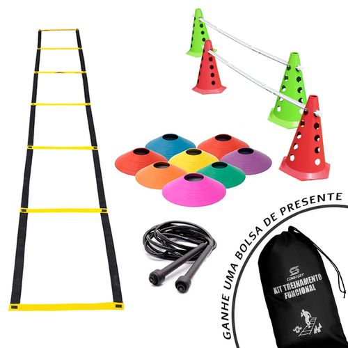 Kit Funcional Agilidade 6 - 18 Itens - Natural Fitness