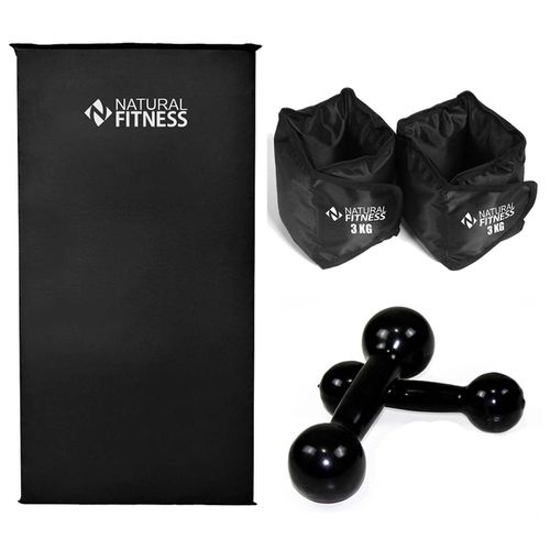 Kettlebell Dumbell Pintado 24kg Musculação Funcional Sumô Cor Preto