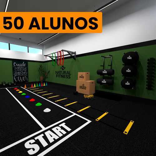 Academia de Treino Funcional sem Gaiola Para 50 Alunos - Natural Fitness