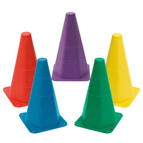 Cone Colorido para Treino Funcional de Agilidade Liso - Natural Fitness